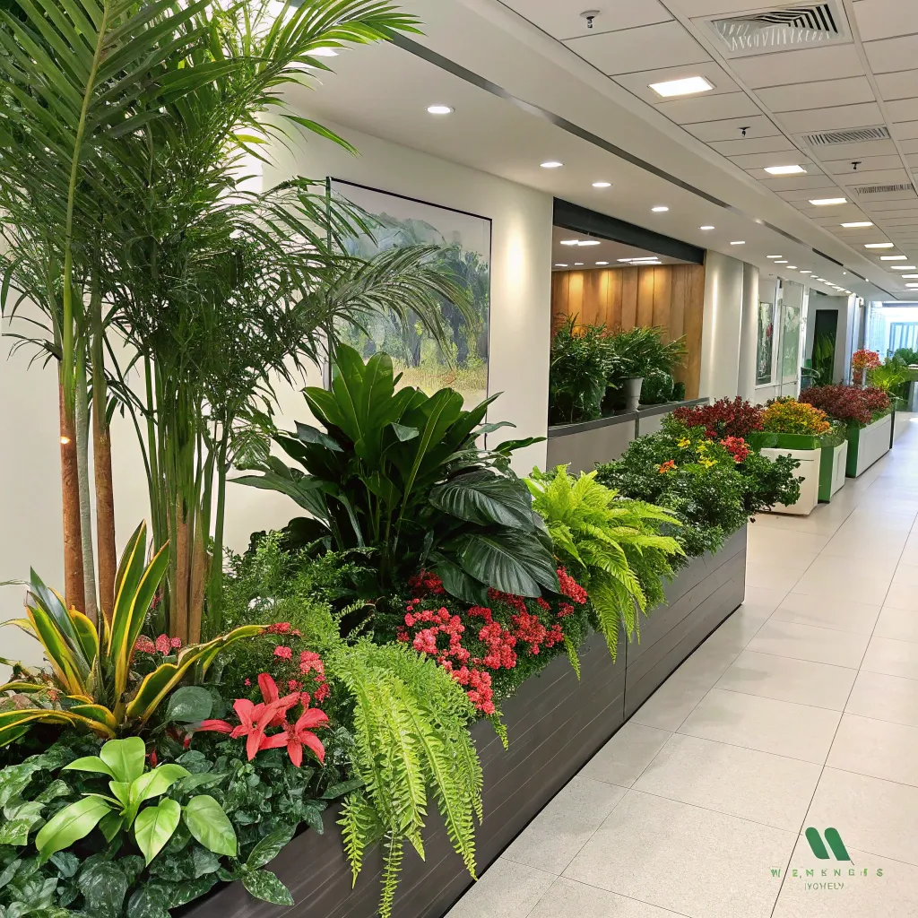 Lush office greenery designed by MIRUTHALYN